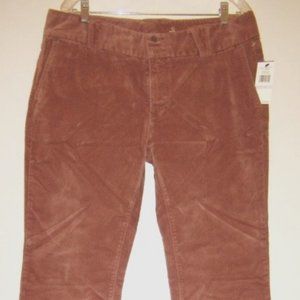 Vintage Brown Soft Velvet-like Material Dress Pants